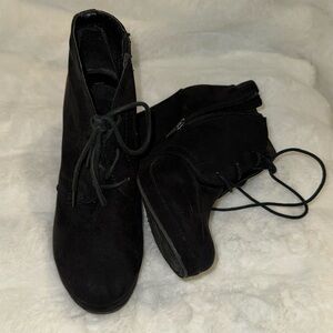 Mossimo Supply Co. Black Heeled Boots, Women's Size 8.5